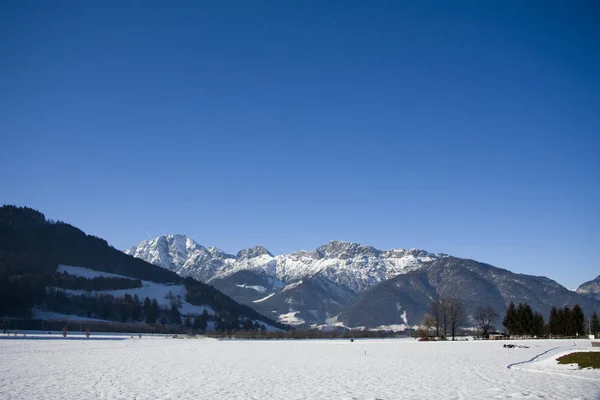 Vista Panorámica Del Hermoso Paisaje Los Alpes —  Fotos de Stock