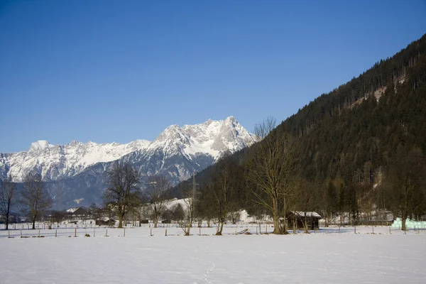 Vista Panorâmica Bela Paisagem Alpes — Fotografia de Stock