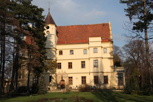 Poland Czerma Castle Travels Architecture Concept — стокове фото