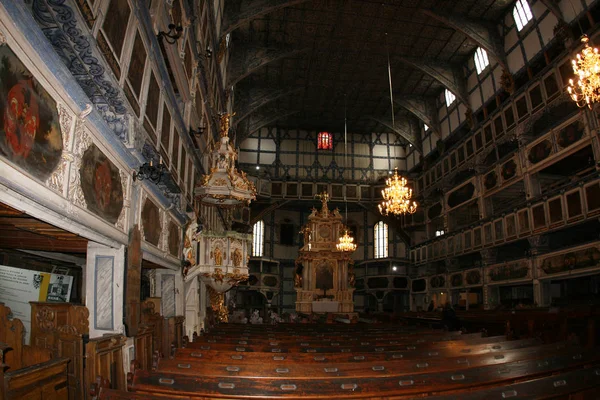 Vista Panorámica Los Detalles Iglesia Arquitectura — Foto de Stock