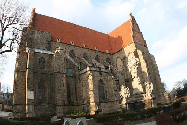 Polonia Strzegom Basilica Minore — Foto Stock