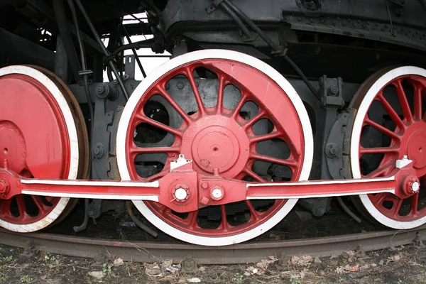 Locomotiva Vapor Livre Durante Dia — Fotografia de Stock