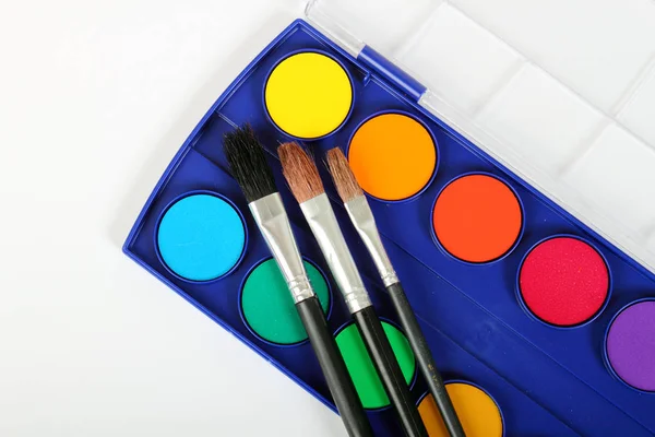 Colors Paint Brushes — Stock Photo, Image