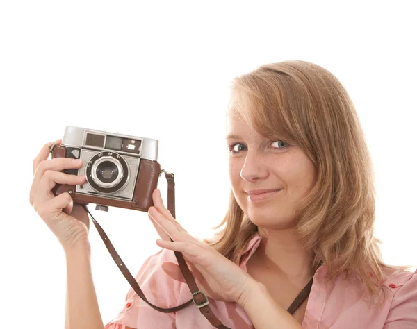 Retrato Mujer Atractiva Posando — Foto de Stock