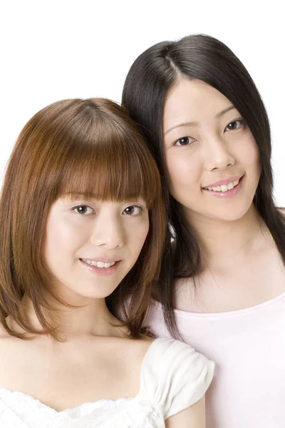 Portrait Japanese Women Stock Photo