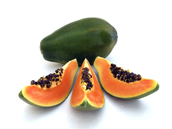 Papaya Fruta Exótica Dulce — Foto de Stock