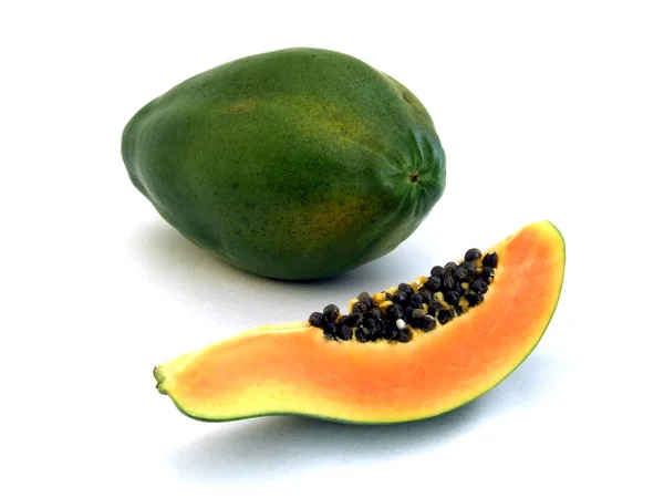 Mamão Doce Fruta Exótica — Fotografia de Stock