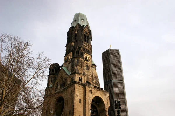 Εκκλησία Του Κάιζερ Βίλχελμ Βερολίνο — Φωτογραφία Αρχείου