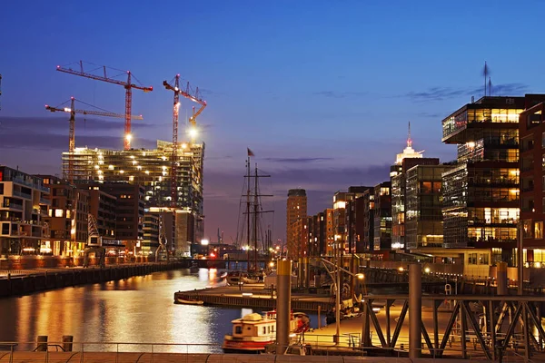 Hamburg Hafencity Baustelle Elbphilharmonie — Fotografia de Stock