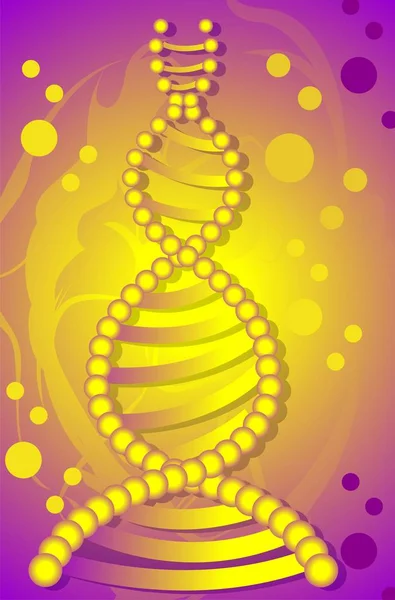 Genetika Genové Chromozomové Dna Buňky — Stock fotografie