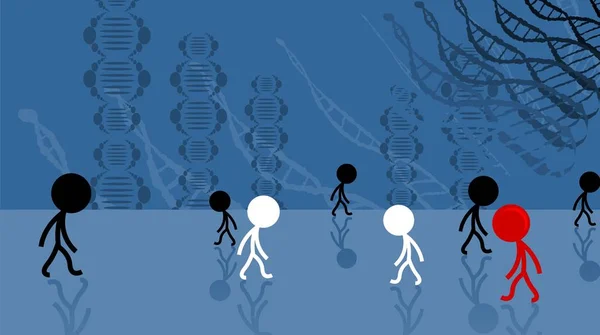 Genética Gene Cromossoma Células Dna — Fotografia de Stock