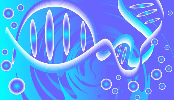 抽象分子美術図生物学 — ストック写真