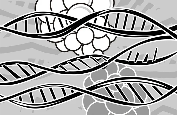 Gen Kromozom Dna Hücreleri — Stok fotoğraf