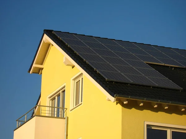 Roof Solar Panels — Stock Photo, Image