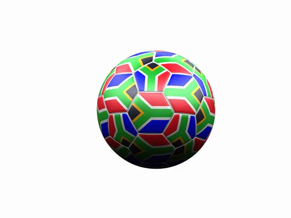 Soccer Ball Isolated White Background — Stock Photo, Image