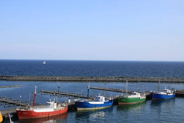 Barche Sul Mare — Foto Stock