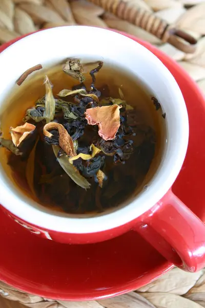 Вкусный Ароматный Травяной Чай — стоковое фото