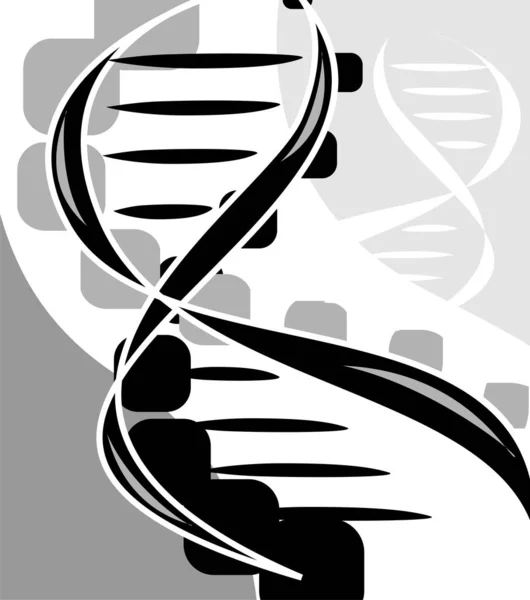 Abstrakte Molekulare Kunst Illustration Biologie — Stockfoto