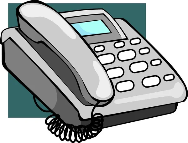 Telefonmottagare Vektor Illustration — Stockfoto