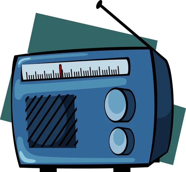 Radio Kassett Band Vektor Illustration — Stockfoto