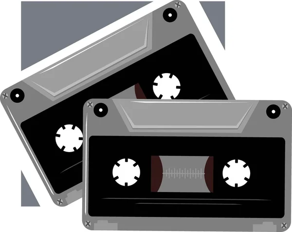 Cassette Oude Schoolband — Stockfoto