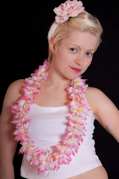 Mujer Joven Con Sombrero — Foto de Stock