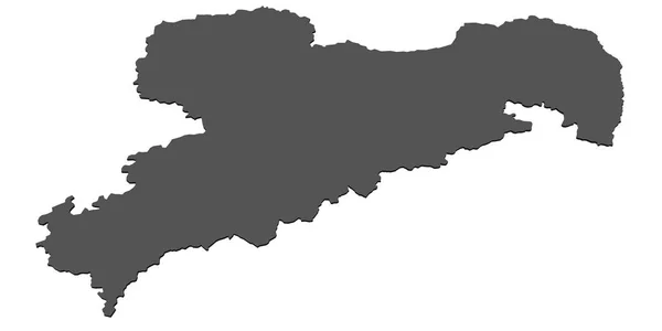 Mapa Saxería Opcional Mapa Geográfico —  Fotos de Stock