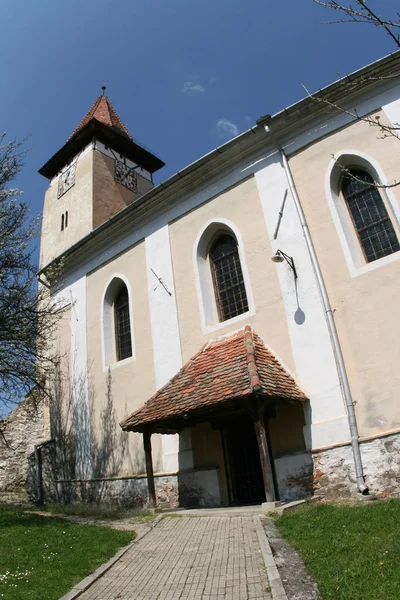 Malebný Pohled Kostel Architektonické Detaily — Stock fotografie