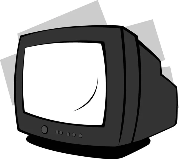 Ilustración Vectorial Una Televisión — Foto de Stock