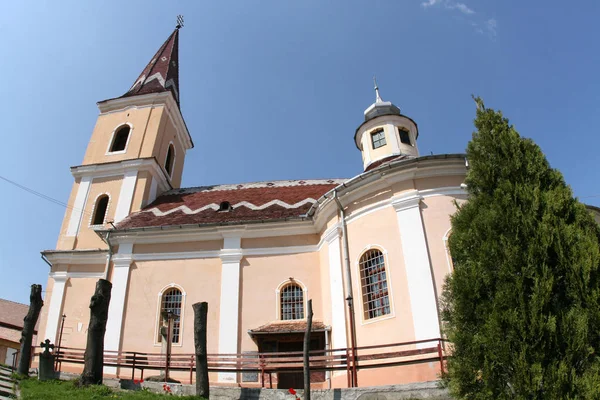 Vista Panorámica Arquitectura Iglesia Cristiana —  Fotos de Stock