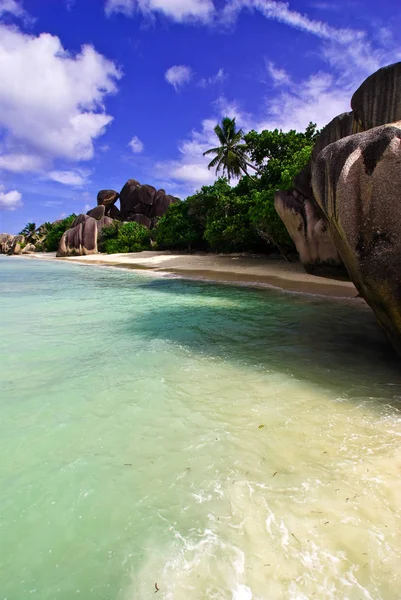 Seychelles Océan Indien Mahe Île Avec Vue Sur Île Eden — Photo