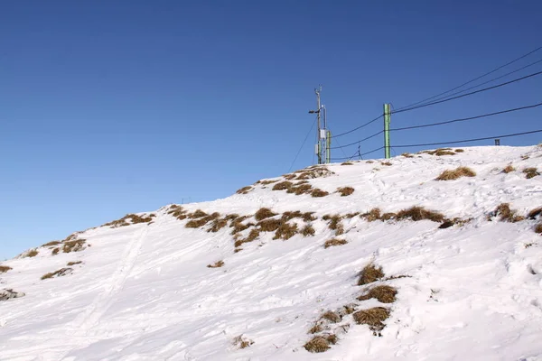 Torre Transmisión Cima Montaña — Foto de Stock