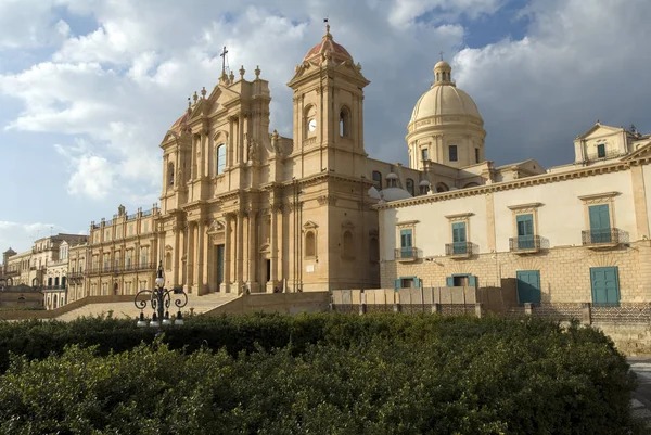 Sicilya Noto Daki San Nicolo Katedrali — Stok fotoğraf
