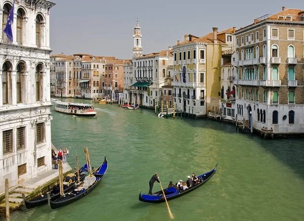 Gondoler Venedig Stad Italien Resor — Stockfoto