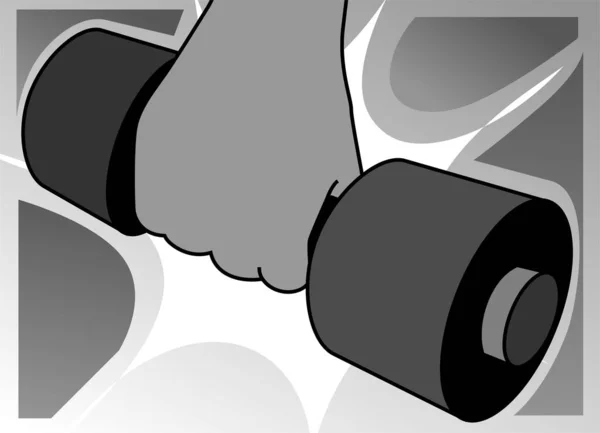 Vector Illustration Set Black White Cartoon — Stock Photo, Image