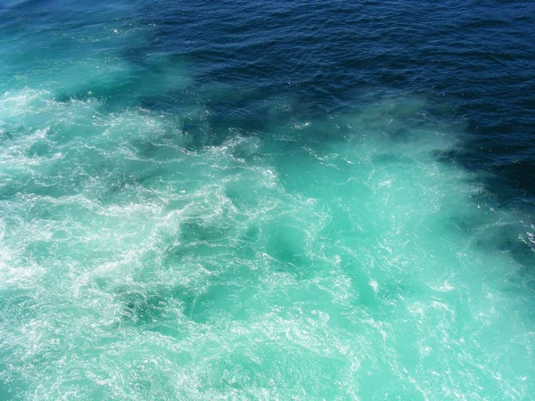 Modrá Mořská Voda Léto — Stock fotografie