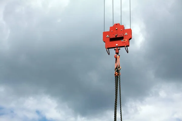 Crochet Grue Contre Ciel — Photo