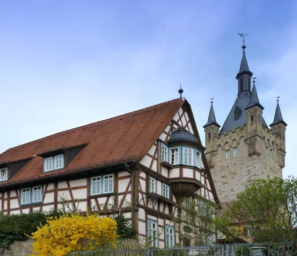 Vista Panorâmica Majestosa Arquitetura Medieval — Fotografia de Stock