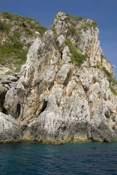 Insel Korfu Blick Vom Boot Aus — Stockfoto