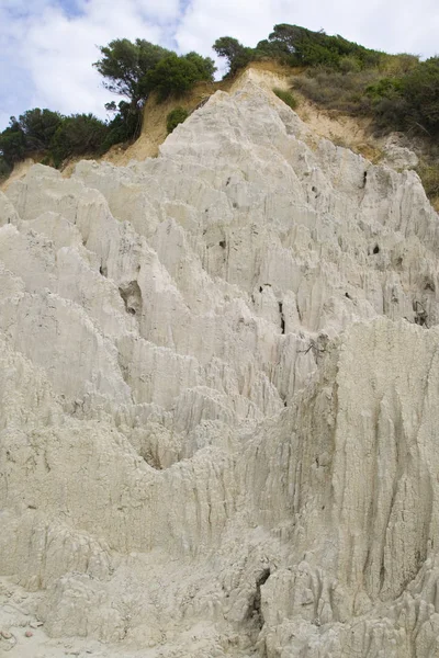Eroded Clay Formations Ζάκυνθος — Φωτογραφία Αρχείου