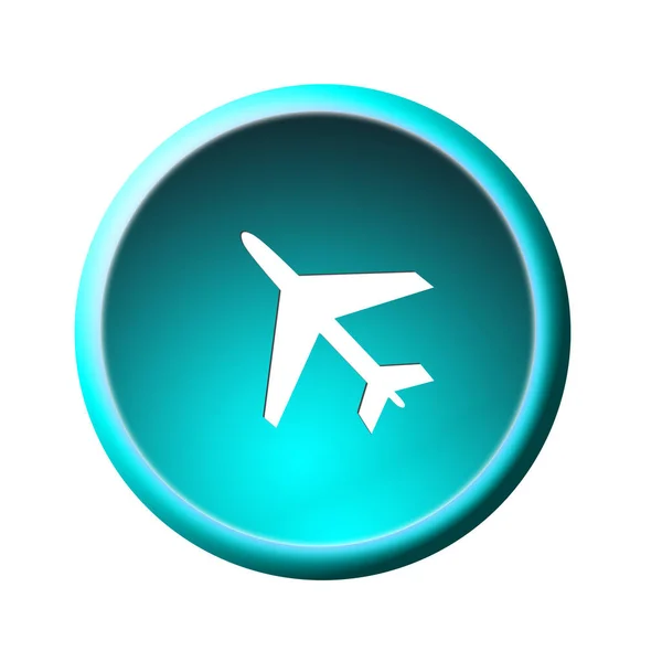 Colorful Web Button Icon Template — Stock Photo, Image
