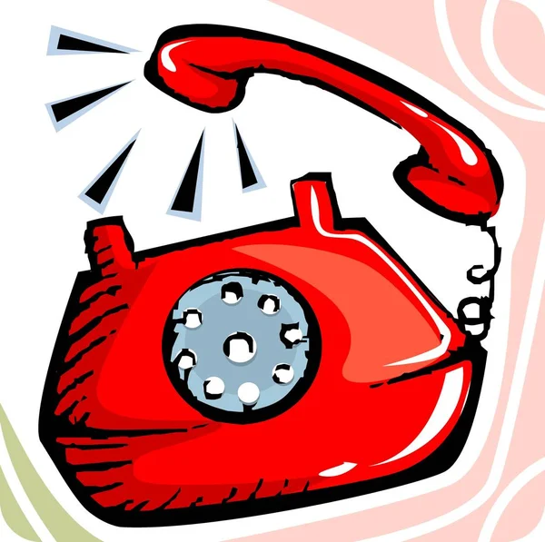 Ilustração Vetorial Telefone — Fotografia de Stock