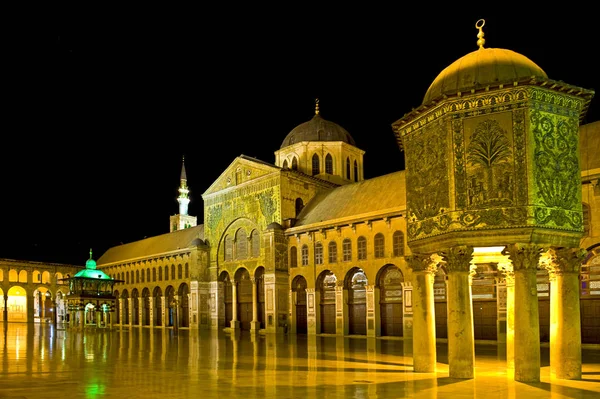 Mezquita Umayad Damasco Una Las Más Grandes Del Mundo — Foto de Stock