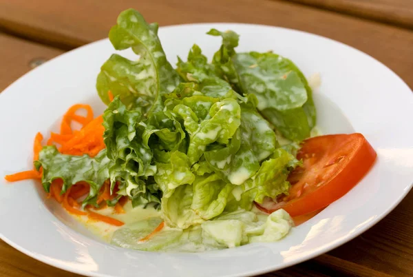 混合沙拉和西红柿 — 图库照片