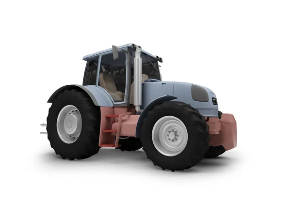 Tractor Geïsoleerde Zware Machine Vooraanzicht — Stockfoto