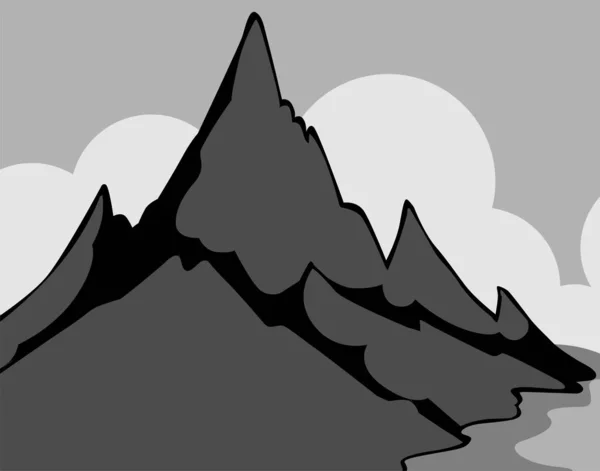 Дивовижна Природа Гір Альп — стокове фото