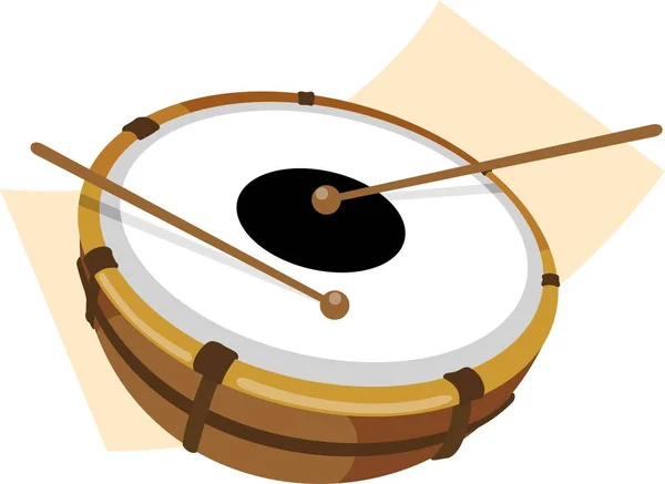 ドラムのベクトル図 — ストック写真