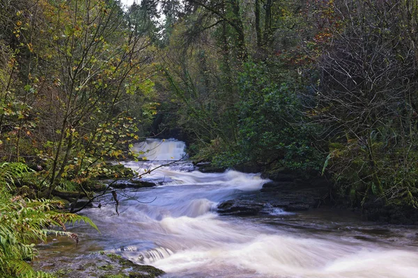 Increíble Salpicadura Cascada Flujo Agua — Foto de Stock