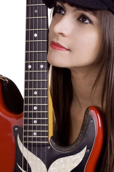 Retrato Beleza Jovem Mulher — Fotografia de Stock