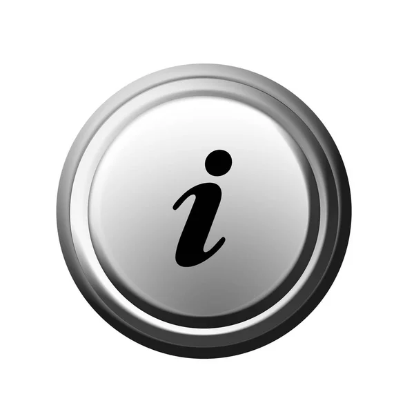 Information Button Knowledge Message — Stock Photo, Image